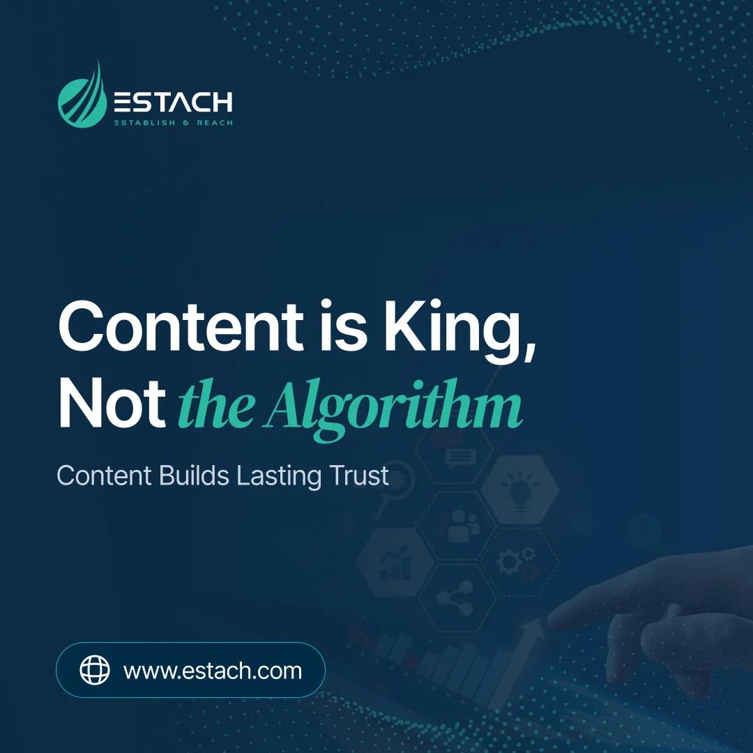 Content is king not the algorithm